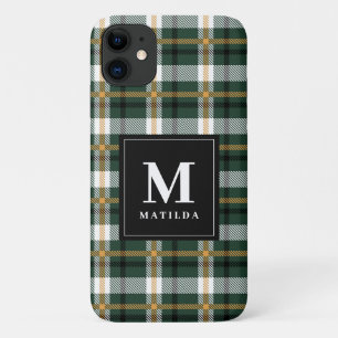 gespeend monogram tartan Case-Mate iPhone case