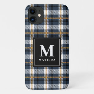 gespeend monogram tartan Case-Mate iPhone case