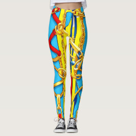 GESPEN, RIEMEN EN KETTINGEN LEGGINGS