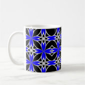 Gespiegeld Celtisch ( Blauwe Invert ) Koffiemok (Links)