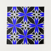 Gespiegeld Celtisch ( Blauwe Invert ) Wandkleed (Voorkant)