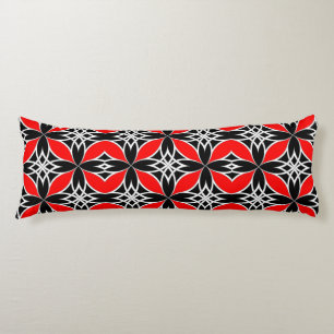 Gespiegeld Celtisch ( Flutterby Rood ) Lichaamskussen