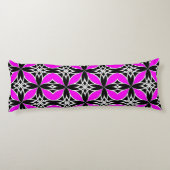 Gespiegeld Celtisch ( Flutterby Roze ) Lichaamskussen (Achterkant)