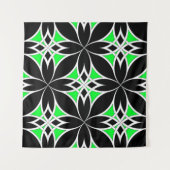 Gespiegeld Celtisch (Groen) Wandkleed (Voorkant (horizontaal))