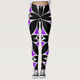 Gespiegeld Celtisch (Paars) Leggings
