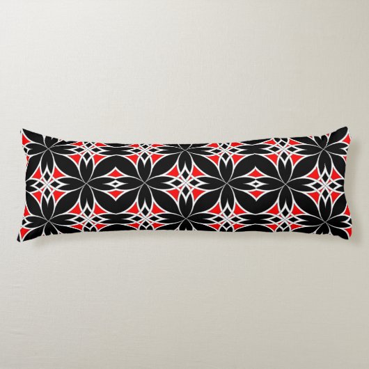 Gespiegeld Celtisch (Rood) Lichaamskussen (Voorkant)