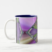 gespiegeld glas tweekleurige koffiemok (Links)