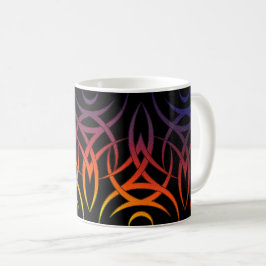 Gespiegeld Tribal ( Regenboog ) Koffiemok