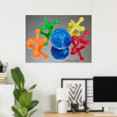 Gespiegelde Afbeeldingen Poster (Thuiskantoor)