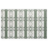 Gespiegelde bidsprinkhaan op groen blad stof (Fat Quarter)