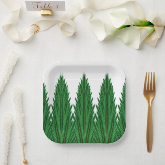 Gespiegelde dennen 7"document Bord (Huwelijk)