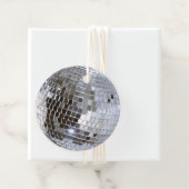 Gespiegelde Disco Ball 1 Bedankjes Labels (In situ)