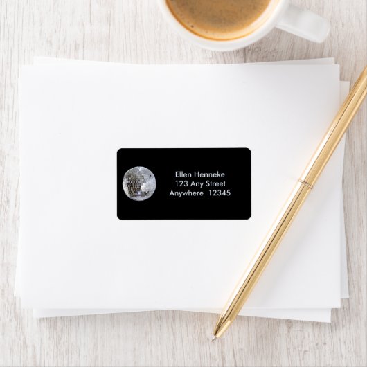 Gespiegelde Disco Ball 1 Etiket (Insitu)