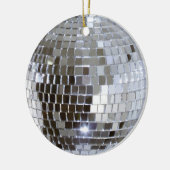 Gespiegelde Disco Ball 1 Keramisch Ornament (Links)