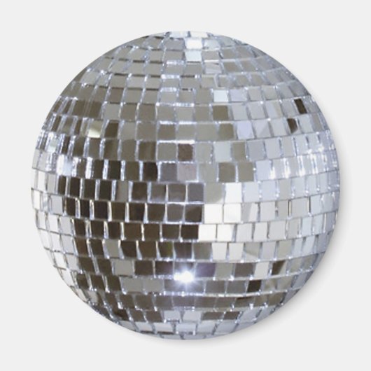 Gespiegelde Disco Ball 1 Magneet (Voorkant)