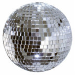 Gespiegelde Disco Ball 1 Magnet Fotobeeldje Magneet<br><div class="desc">Acrylfotobeeldhouwmagneet met een afbeelding van een verblindende gespiegelde disco bal. Zie bijpassende ronde met mylaire beklede magneet en acrylfoto-beeldhouwpin,  sleutelhanger,  versiering en beeldhouwwerk. Zie het volledige collectie van de Magneet van Disco 70s in de SPECIALE TOUCHES | Afdeling Voorkeuren partij.</div>