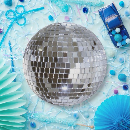 Gespiegelde Disco Ball 1 Papieren Bordje (Feest)
