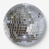 Gespiegelde Disco Ball 1 Papieren Bordje (Voorkant)