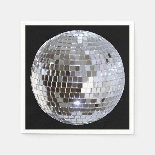 Gespiegelde Disco Ball 1 Servet (Voorkant)