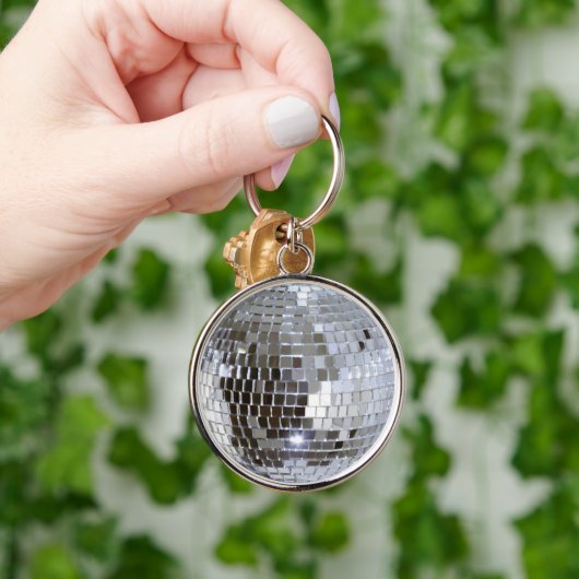 Gespiegelde Disco Ball 1 Sleutelhanger (Hand)