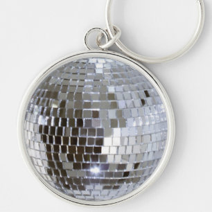 Gespiegelde Disco Ball 1 Sleutelhanger