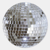 Gespiegelde Disco Ball 1 Sticker (Voorkant)