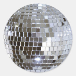 Gespiegelde Disco Ball 1 Sticker