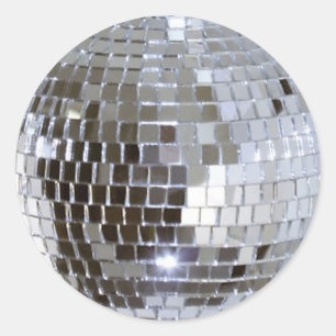 Gespiegelde Disco Ball 1 Sticker