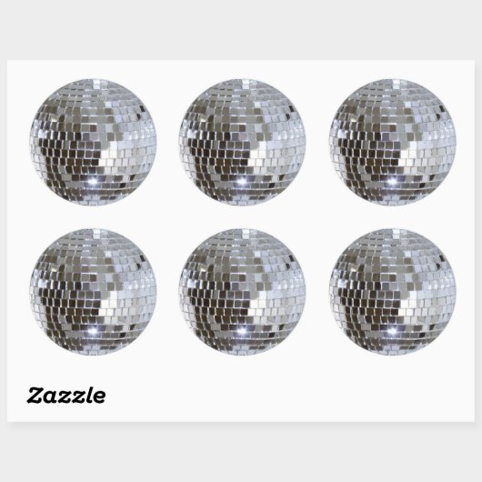 Gespiegelde Disco Ball 1 Sticker (Vel)