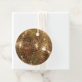 Gespiegelde Disco Ball 2 Bedankjes Labels (In situ)