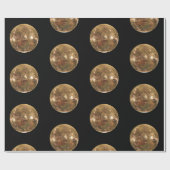 Gespiegelde Disco Ball 2 Cadeaupapier (Vlak)