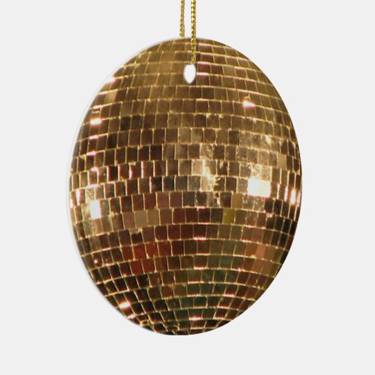 Gespiegelde Disco Ball 2 Keramisch Ornament (Rechts)