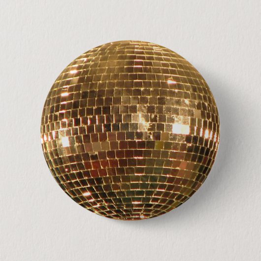 Gespiegelde Disco Ball 2 Ronde Button 5,7 Cm (Voorkant)