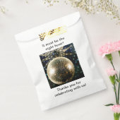 Gespiegelde Disco Ball 3 Bedankzakje (Gezegeld)