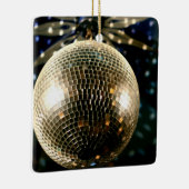 Gespiegelde Disco Ball 3 Keramisch Ornament (Rechts)