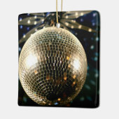 Gespiegelde Disco Ball 3 Keramisch Ornament (Links)