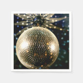 Gespiegelde Disco Ball 3 Servetten (Voorkant)