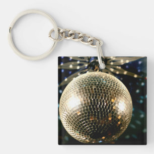 Gespiegelde Disco Ball 3 Sleutelhanger