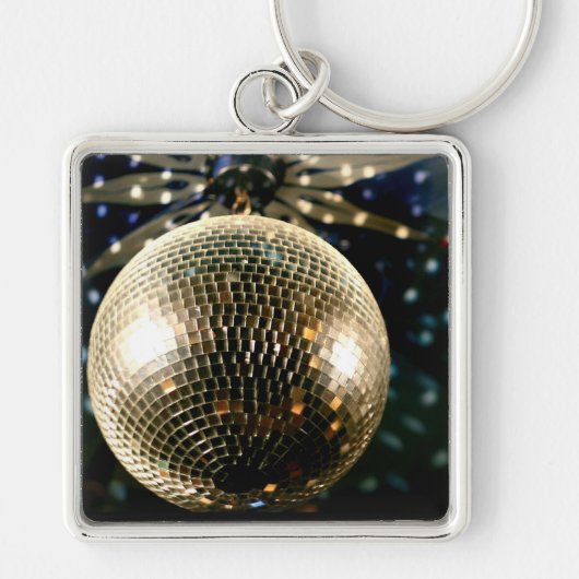 Gespiegelde Disco Ball 3 Sleutelhanger (Voorkant)