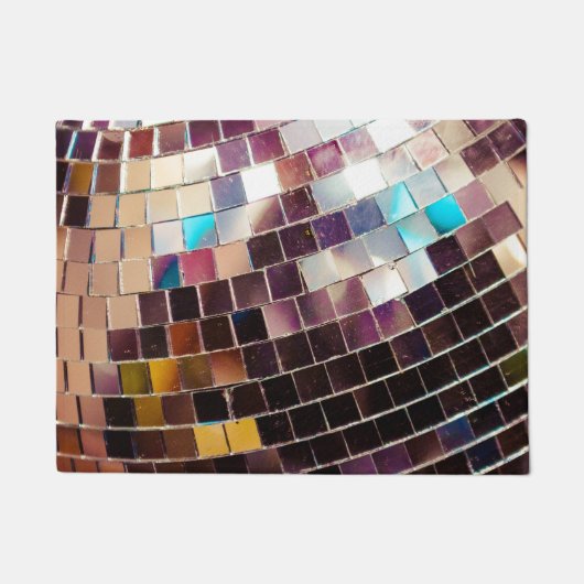 Gespiegelde Disco Ball Deurmat (Voorkant)