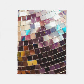Gespiegelde Disco Ball Fleece Deken