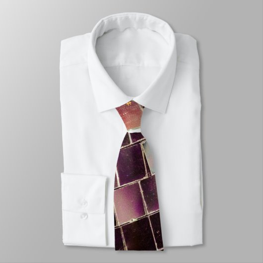 Gespiegelde Disco Ball Stropdas (Gebonden)