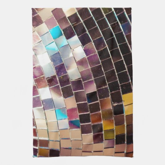 Gespiegelde Disco Ball Theedoek (Verticaal)