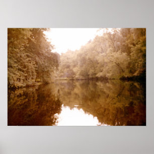 Gespiegelde Lakeview Poster