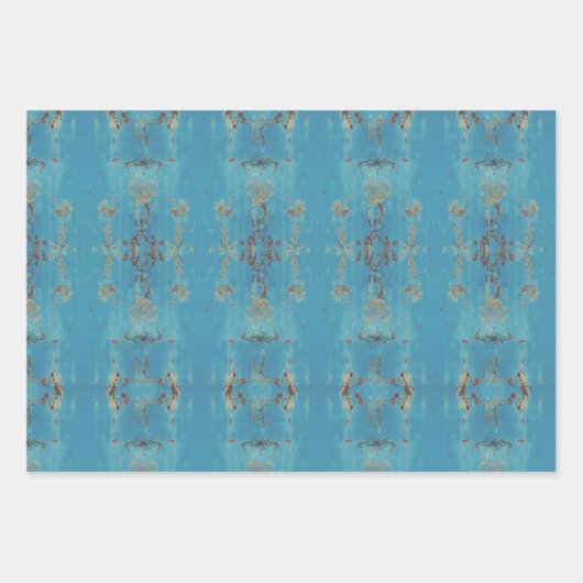 Gespiegelde Moeder Natuur Kunst Inpakpapier Vel (Voorkant 2)