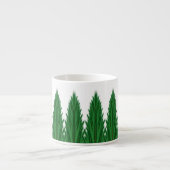 Gespiegelde Pines Espresso Cup Kop (Voorkant)