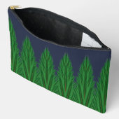 Gespiegelde Pines Midnight Grote Pouch Etui (Open)