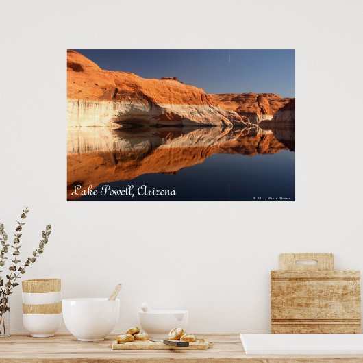 Gespiegelde reflecties poster (Keuken)