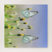Gespiegelde Springtime-Butterflies Legpuzzel (Horizontaal)