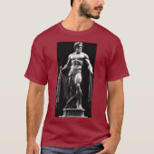 Gespierd Grieks God beeld T-shirt. T-shirt (Voorkant)